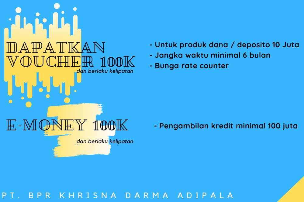 Bulan Oktober, Bulan Inklusi Keuangan. Dapatkan Voucher atau E-Money